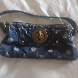 Polka Dot Blue Handbag Marc JACOBS
